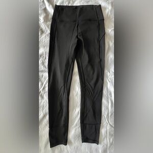 Lululemon Fast and Free Black High-Waisted Leggings